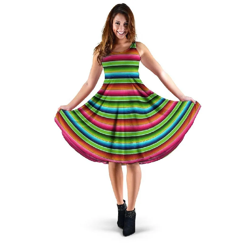 Green Baja Serape Dress Tunics Exclusive limited