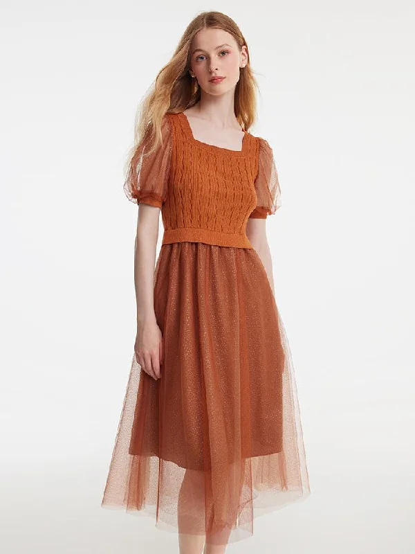 Tencel Mulberry Silk Patchwork Dress Maxi Flowy Bohemian