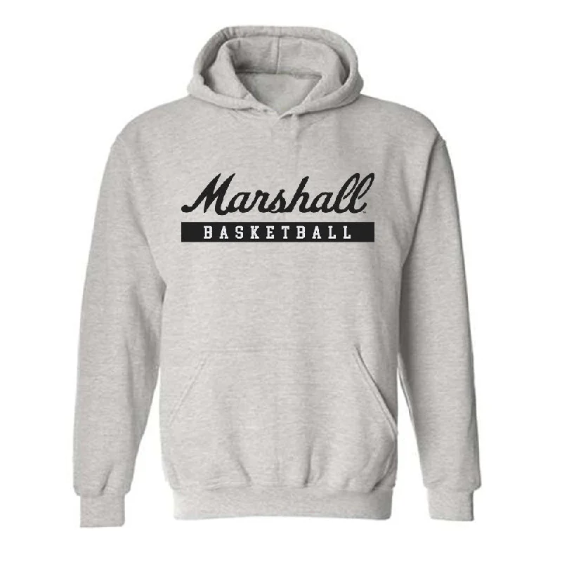 Marshall - NCAA Women's Basketball : TreShondra Williams - Classic Shersey Hooded Sweatshirt Hoodie with Hem Applique Textured Unique