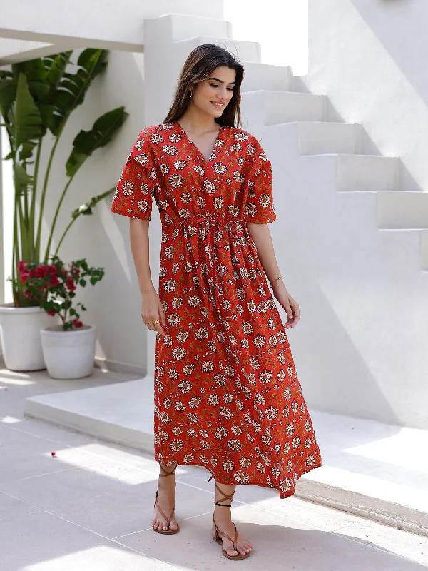 Printed Maxi Night dress Tunics Print Colorful