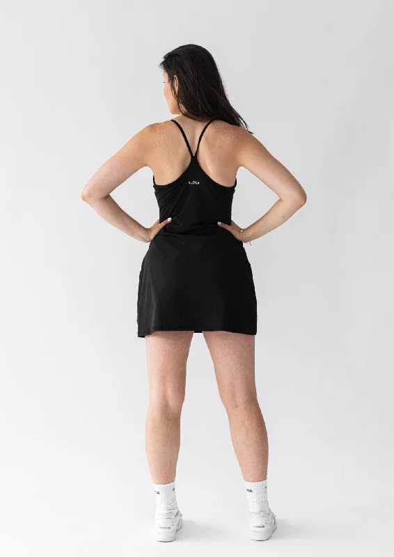 Flowy dress Black Tunics Gym athletic