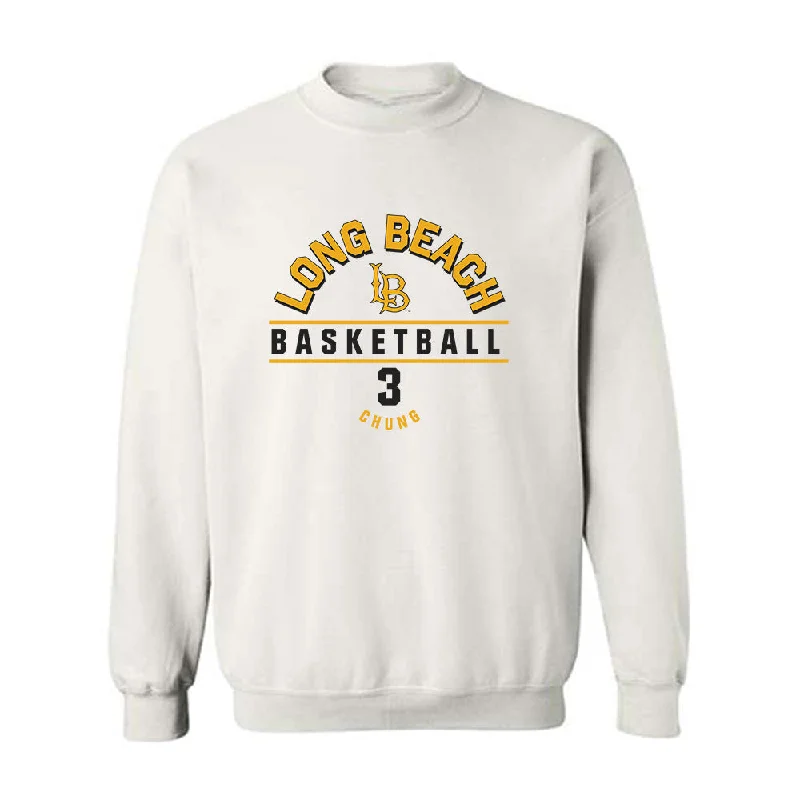 LBSU - NCAA Women's Basketball : Patricia Chung - Classic Fashion Shersey Crewneck Sweatshirt Hoodie with Magnetic Closure Innovative Modern