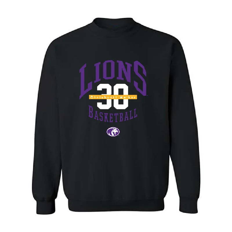North Alabama - NCAA Women's Basketball : Chrishunti Walker - Classic Fashion Shersey Crewneck Sweatshirt Hoodie with Magnetic Closure Innovative Modern