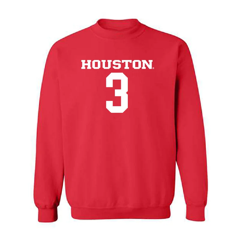Houston - NCAA Women's Basketball : Gia Cooke - Classic Shersey Crewneck Sweatshirt Hoodie with Hem Elastic Stretchable Comfortable