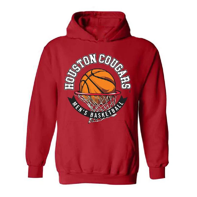 Houston - NCAA Women's Basketball : Gia Cooke - Sports Shersey Hooded Sweatshirt Hoodie with Elastic Waist Stretchable Comfortable
