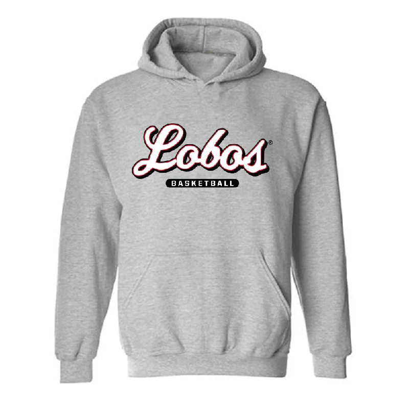 New Mexico - NCAA Women's Basketball : Lydie Mwamba - Classic Fashion Shersey Hooded Sweatshirt Hoodie with Puffed Sleeves Voluminous Trendy