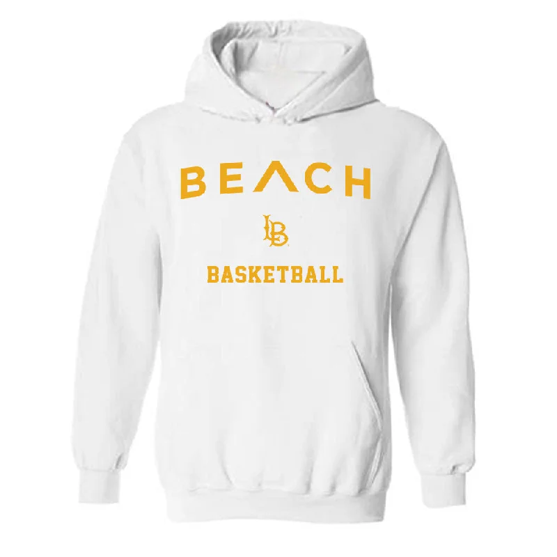 LBSU - NCAA Women's Basketball : Patricia Chung - Classic Shersey Hooded Sweatshirt Hoodie with Slit Hem Functional Movement