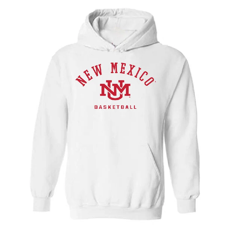 New Mexico - NCAA Women's Basketball : Lydie Mwamba - Classic Fashion Shersey Hooded Sweatshirt Hoodie with Slim Fit Tailored Modern
