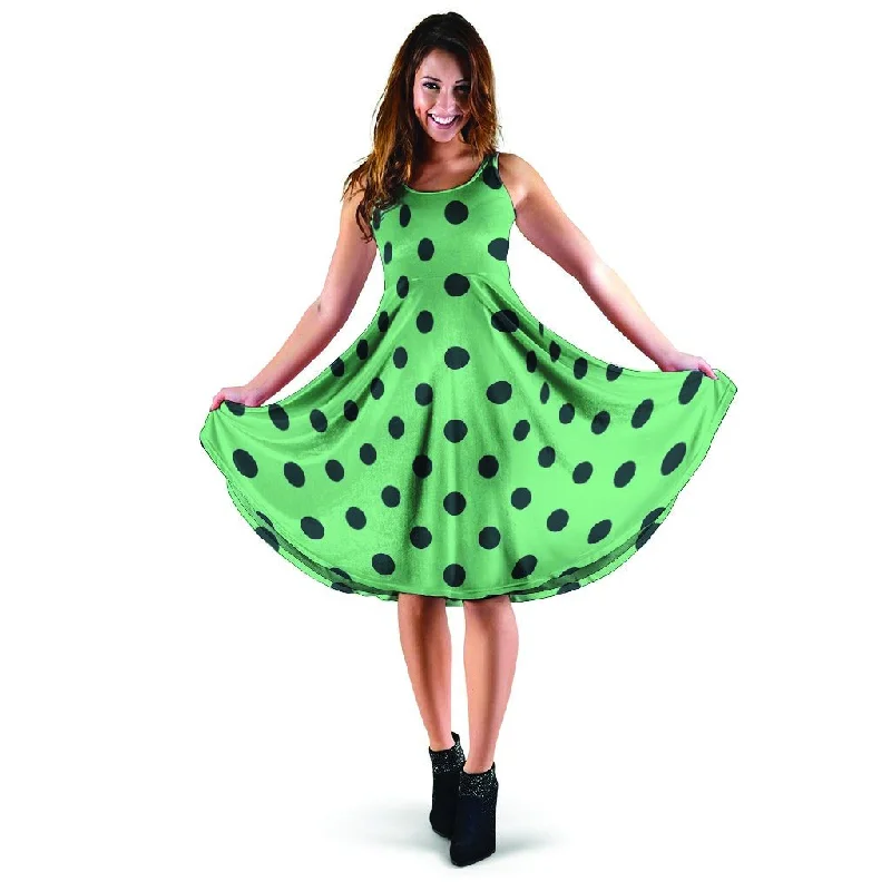 Mint And Green Polka Dot Dress Tunics Ceremony elegant