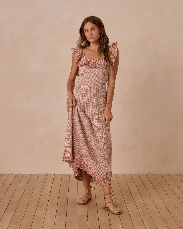 Bianca Dress | Poppy Gingham Tunics Distressed trendy