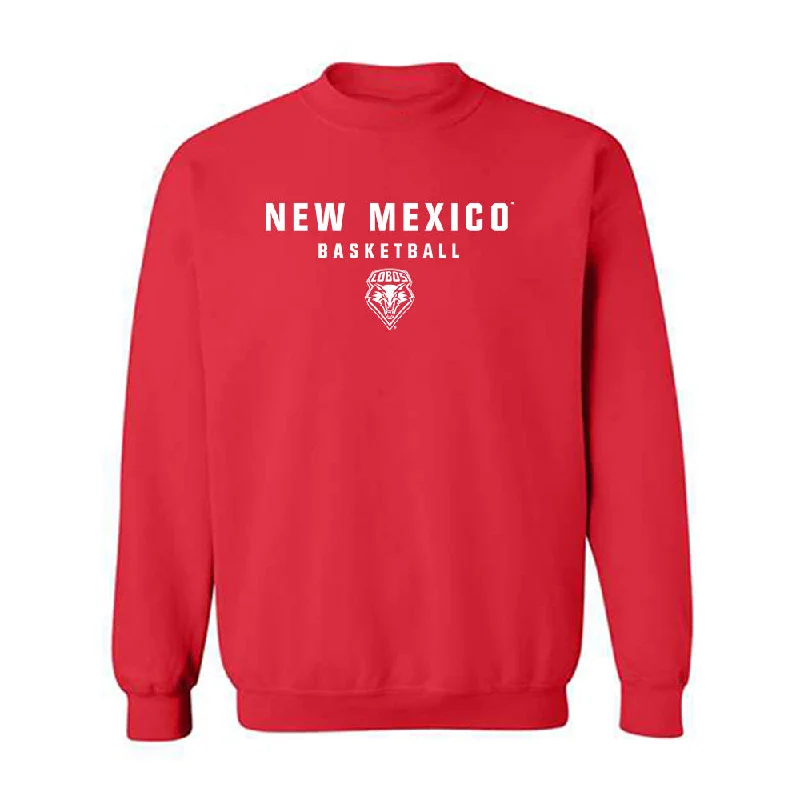 New Mexico - NCAA Women's Basketball : Lydie Mwamba - Classic Shersey Crewneck Sweatshirt Hoodie with Raglan Sleeves Sporty Comfortable