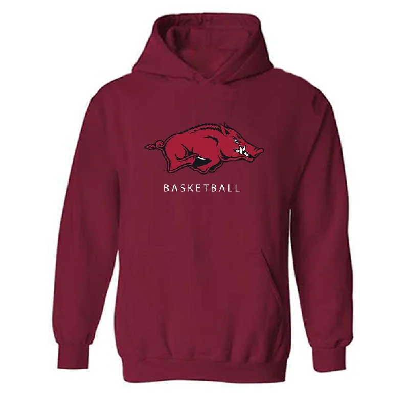 Arkansas - NCAA Women's Basketball : Danika Galea - Classic Shersey Hooded Sweatshirt Hoodie with Frayed Bohemian Relaxed