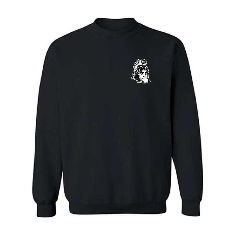 Michigan State - NCAA Women's Basketball : Ines Sotelo - Crewneck Sweatshirt Hoodie with Rhinestones Sparkly Elegant