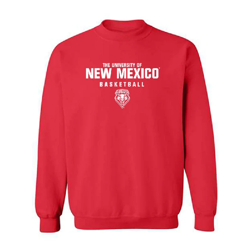 New Mexico - NCAA Women's Basketball : Lydie Mwamba - Classic Shersey Crewneck Sweatshirt Hoodie with Half-Zip Sporty Casual