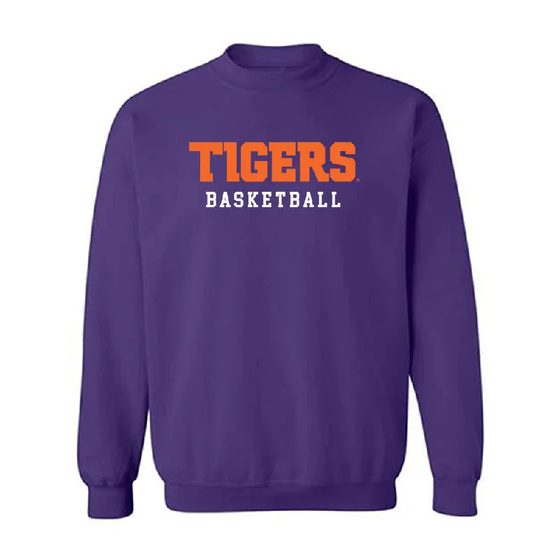 Clemson - NCAA Women's Basketball : Addie Porter - Classic Shersey Crewneck Sweatshirt Hoodie with Mock Neck Collared Structured