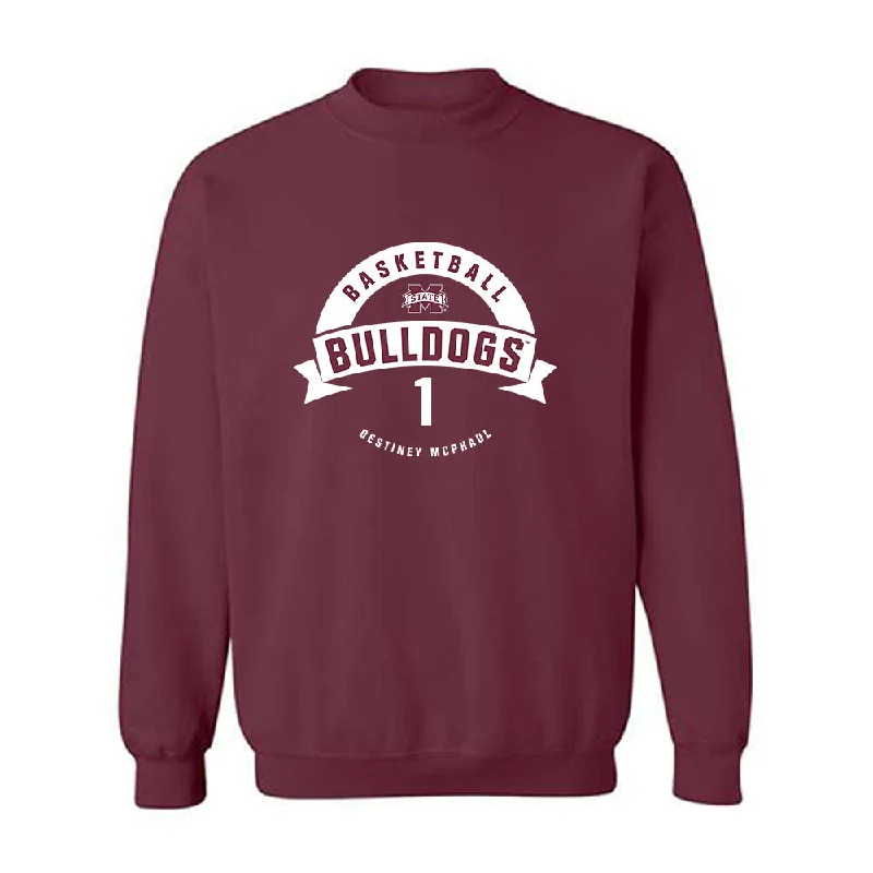 Mississippi State - NCAA Women's Basketball : Destiney McPhaul - Classic Fashion Shersey Crewneck Sweatshirt Hoodie with Logo Branding Identity