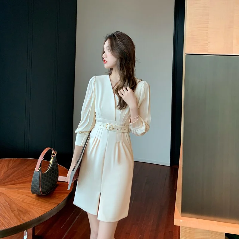 Feeling Small Charge Light Waist Skirt silk skirt lustrous