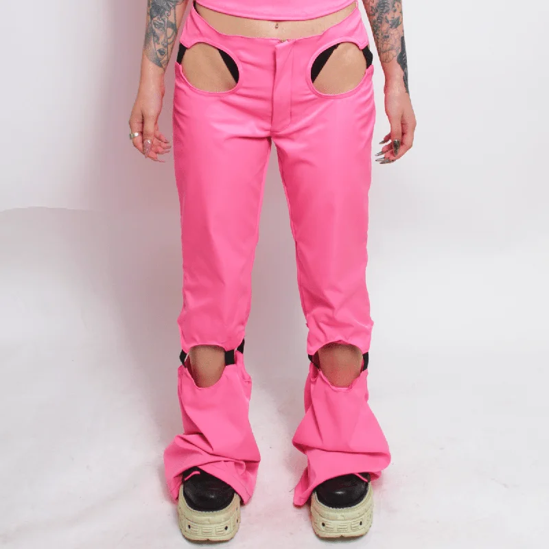 OGGLE PANTS PINK WOMENS Soft Wool Pants