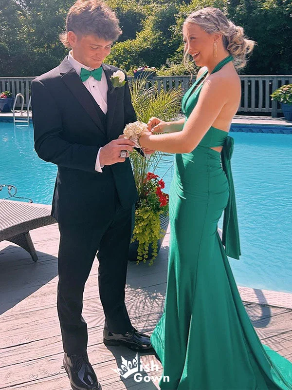 Sexy Green Plunging Bow Mermaid Long Party Dress Prom Dresses ,WGP1020 Tunics Handmade artisanal Sexy Green Plunging Bow Mermaid Long Party Dress Prom Dresses ,WGP1020 Tunics Handmade artisanal