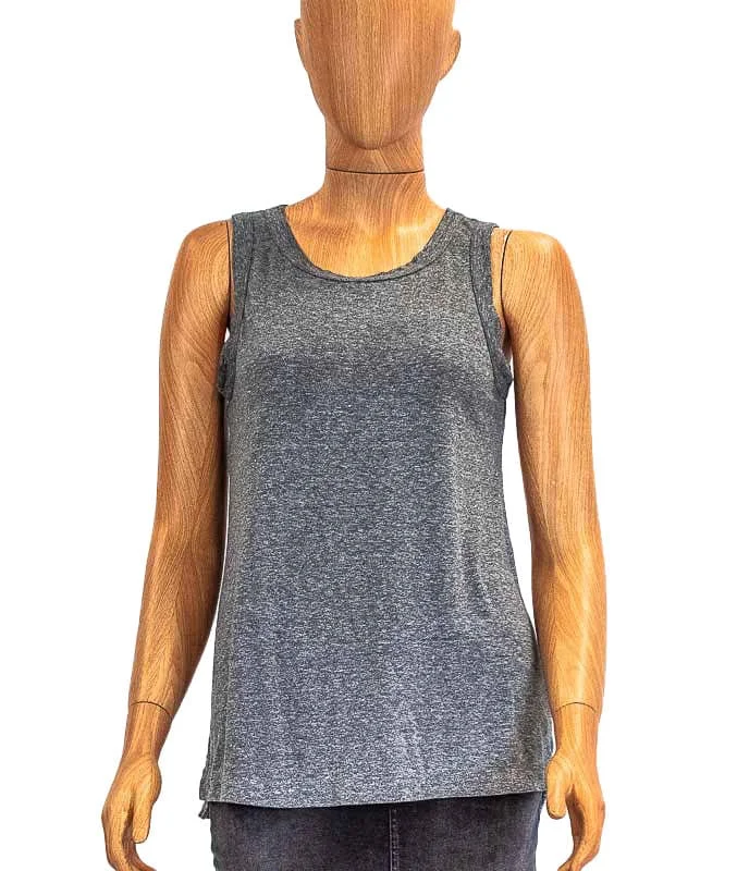 Gray Tank yoga tank top