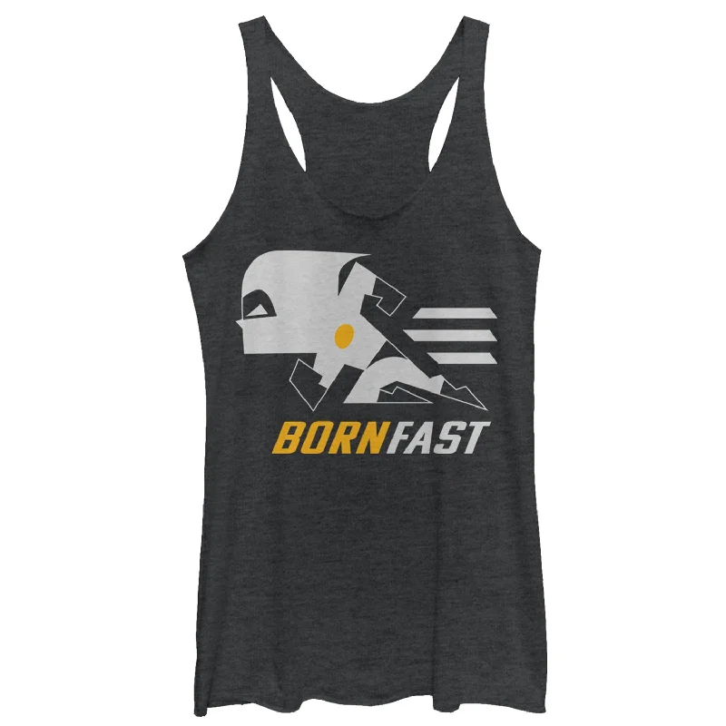 Women's The Incredibles 2 Dash Born Fast Racerback Tank Top workout tank top