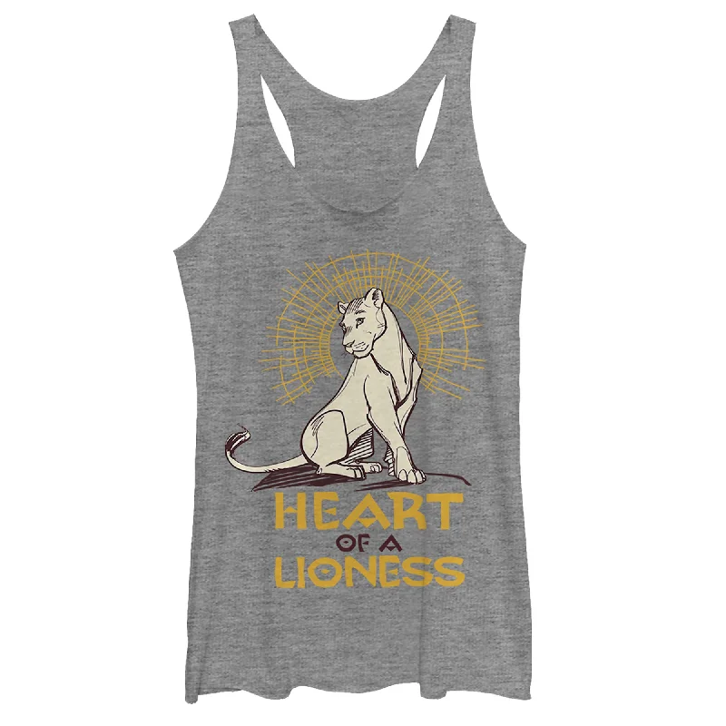 Women's Lion King Nala Heart of Lioness Racerback Tank Top breathable tank top