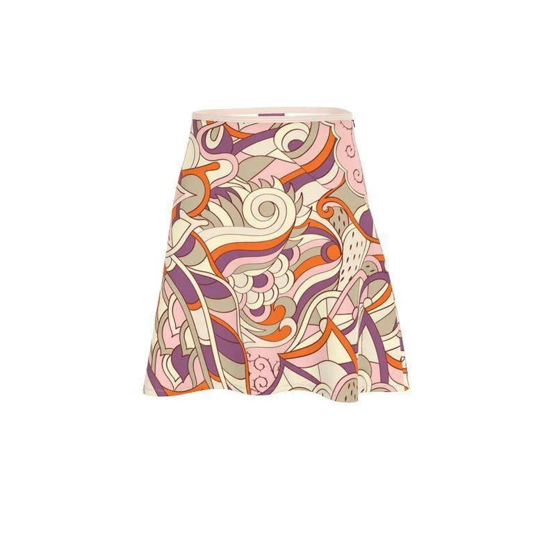 Amai Knee Length Flare Skirt slim fit skirt
