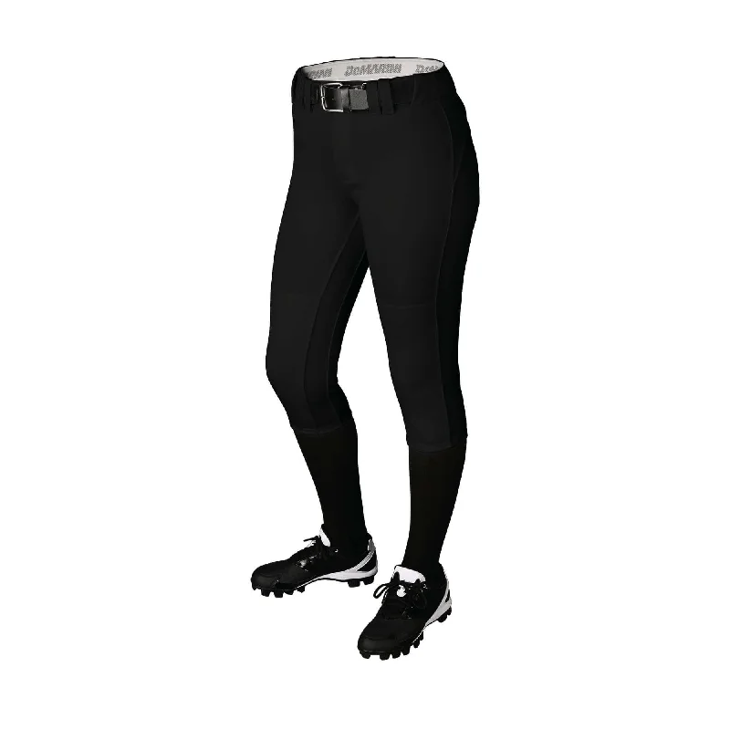 DeMarini Womens Uprising Pant Black Trendy Wide-Leg Pants