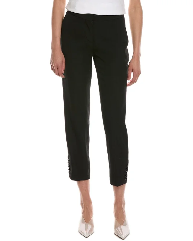 Burberry Hanover Wool-Blend Pant Comfortable Jogger Trousers