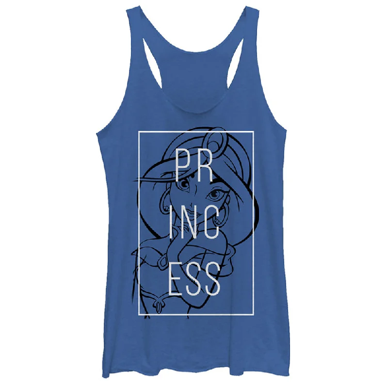 Women's Aladdin Princess Jasmine Racerback Tank Top fitness tank top