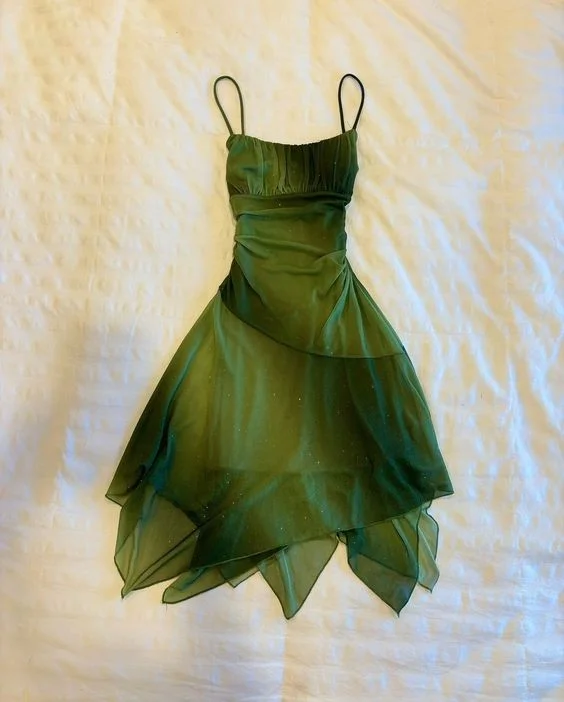 Cifeeo-back to school outfits 20th Birthday High Low Spaghetti Straps Green Chiffon Homecoming Dresses Short Party Dress C2921 Tunics Ceremony elegant Cifeeo-back to school outfits 20th Birthday High Low Spaghetti Straps Green Chiffon Homecoming Dresses Short Party Dress C2921 Tunics Ceremony elegant