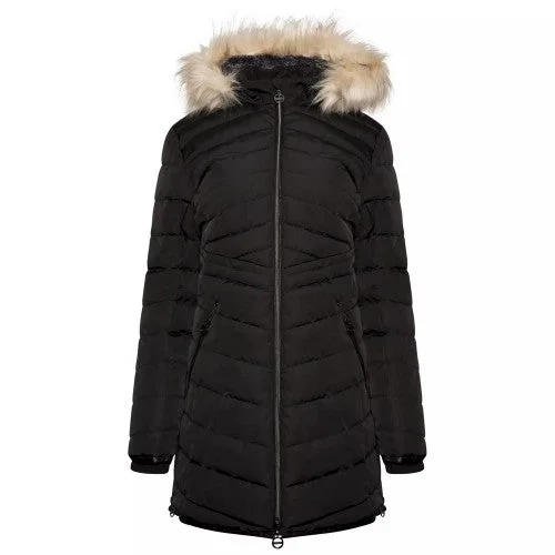 Dare 2B Womens/Ladies Striking III Long Length Padded Jacket Plaid Jacket Tartan Jacket Houndstooth Jacket