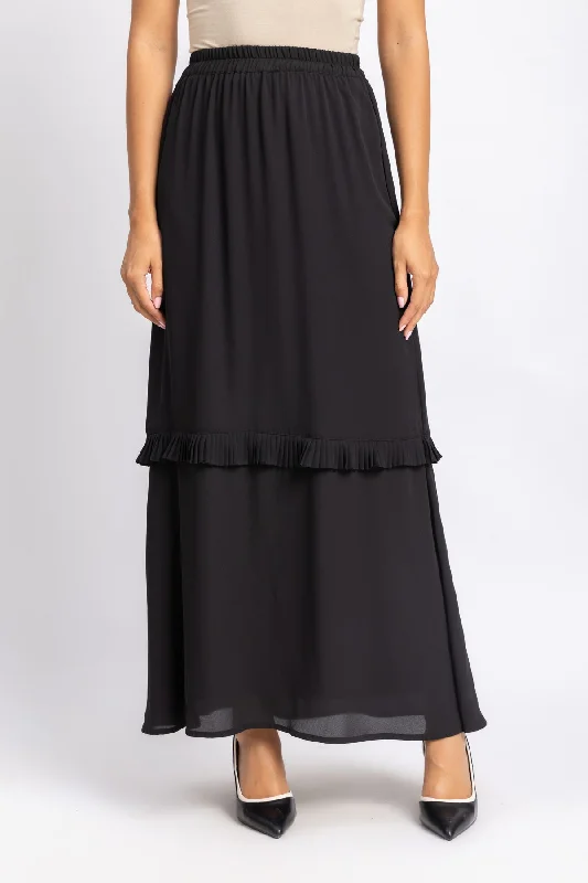 chiffon skirt denim skirt stylish