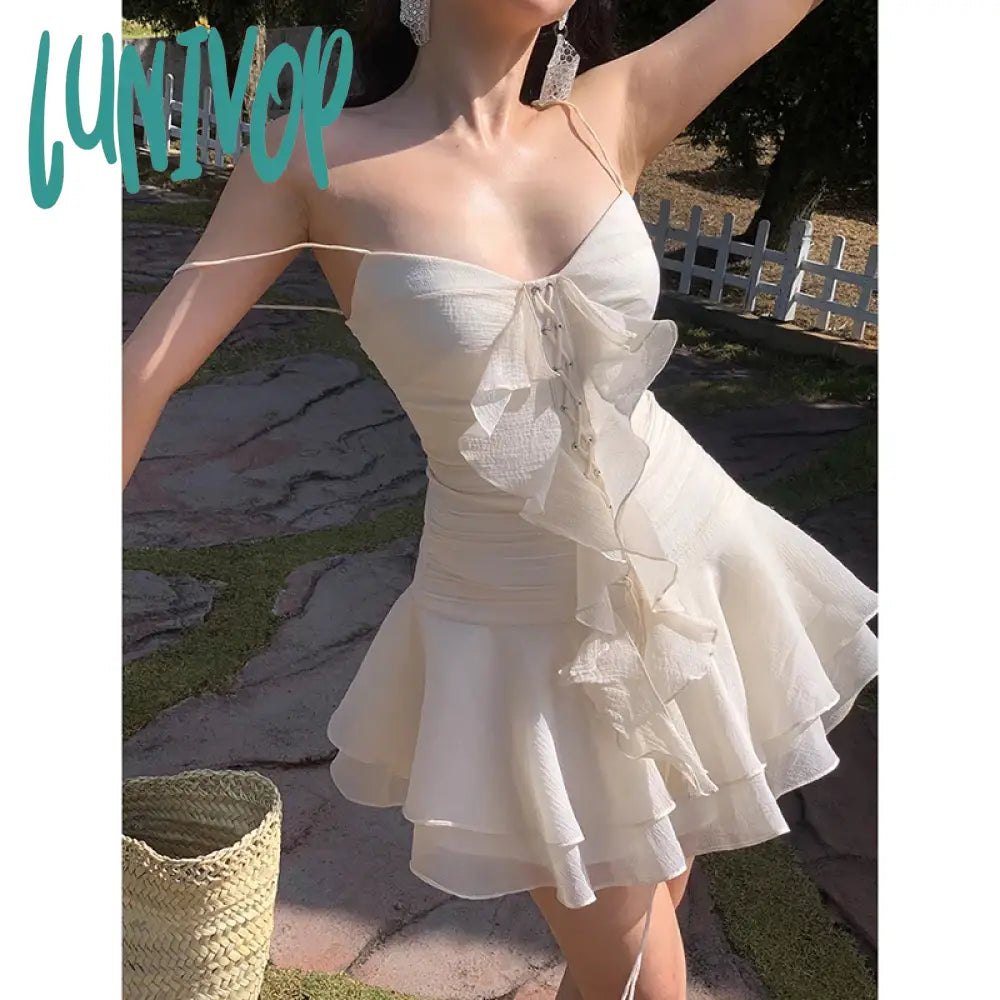 Lunivop Y2k Camisole Backless Mini Dress Woman Beach Elegant Short Party Dress Casual Vintage One Piece Dress Korea Fashion Summer Tunics Plaid country Lunivop Y2k Camisole Backless Mini Dress Woman Beach Elegant Short Party Dress Casual Vintage One Piece Dress Korea Fashion Summer Tunics Plaid country