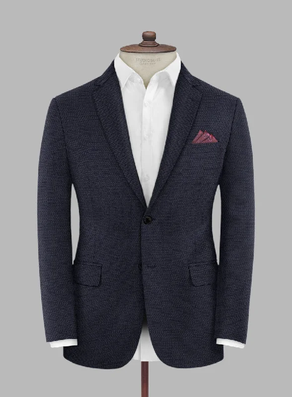 Scabal Tornado Blasi Blue Wool Jacket Fleece Jacket Down Jacket Feather Jacket