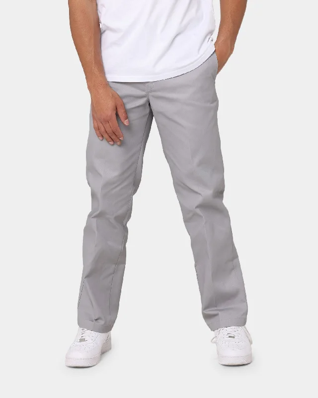 Dickies Original 874 Work Pants Silver Stylish Paperbag Waist Pants