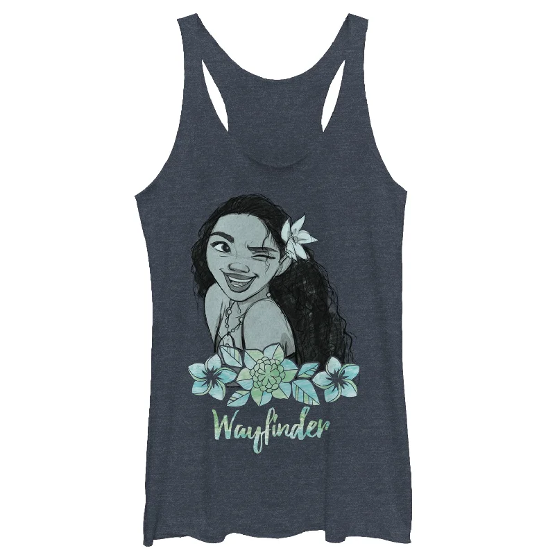 Women's Moana Maui Rainbow Racerback Tank Top peach tank top