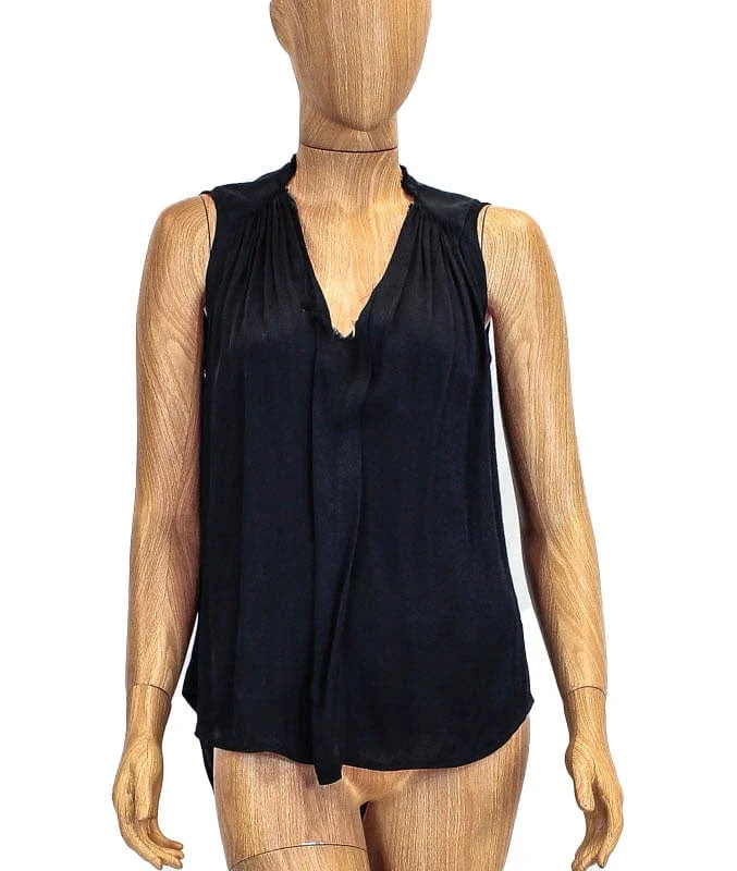 Sleeveless High Low Tank layering tank top