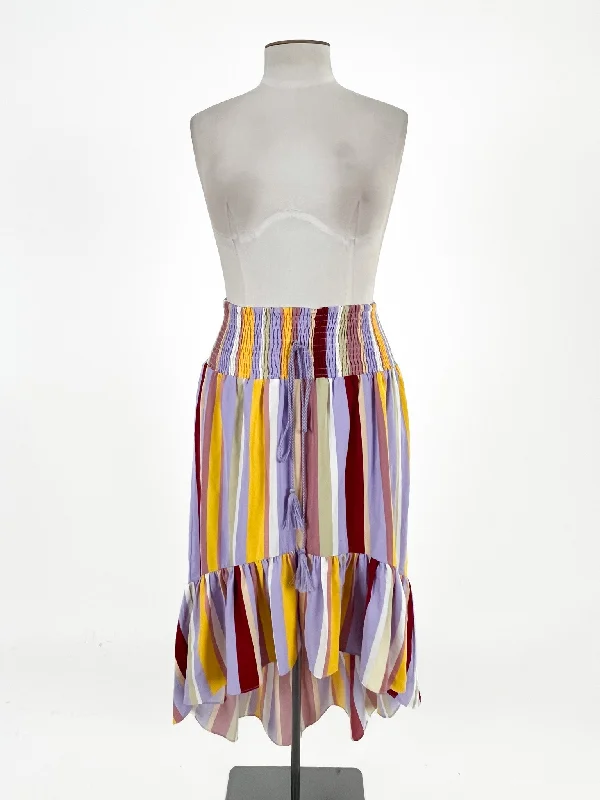 Charlo | Multicoloured Casual Skirt | Size M slim fit skirt