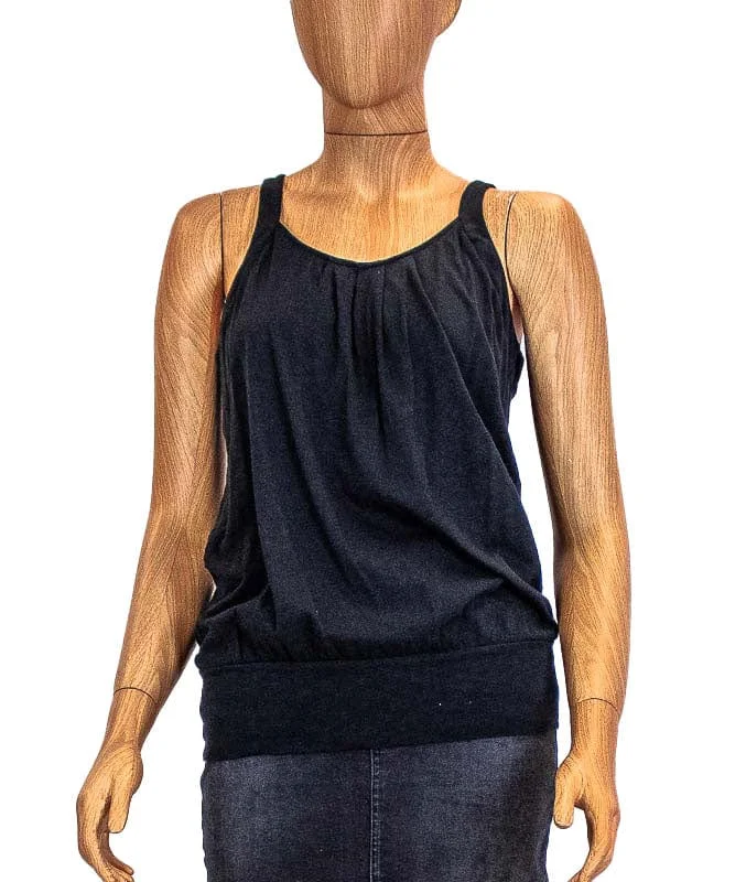 Black Racerback Tank vibrant tank top