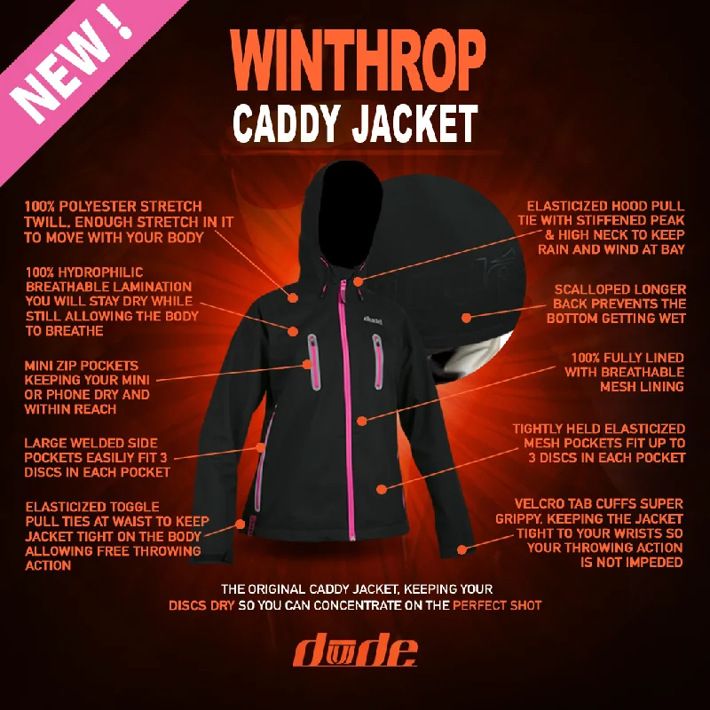 Winthrop Caddy Jacket - Ladies Herringbone Jacket Checkered Jacket Solid Jacket