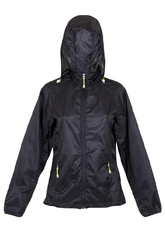 Ladies Air Jacket - Black One-Shoulder Jacket Off-the-Shoulder Jacket Asymmetrical Jacket