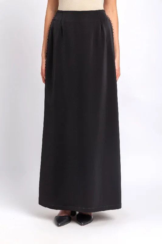 crepe skirt wool skirt warm