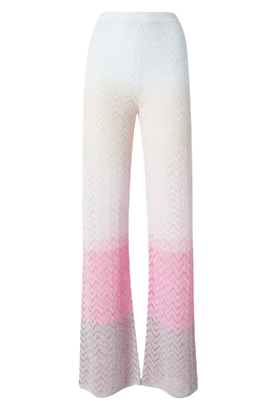 Gradient Chevron Pants High-Waist Jogger Pants