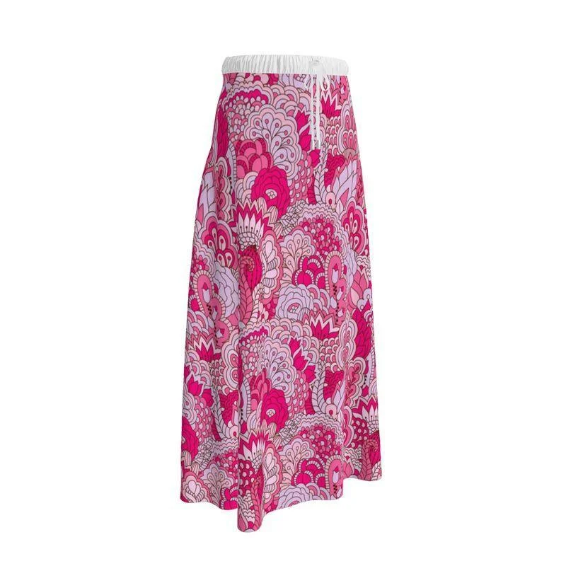 Orbi Maxi Skirt - Crepe or Muslin linen skirt breathable