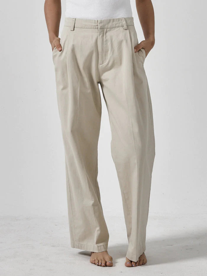 Thrills Ivy Mid Rise Pleated Pant Comfy Athletic Pants