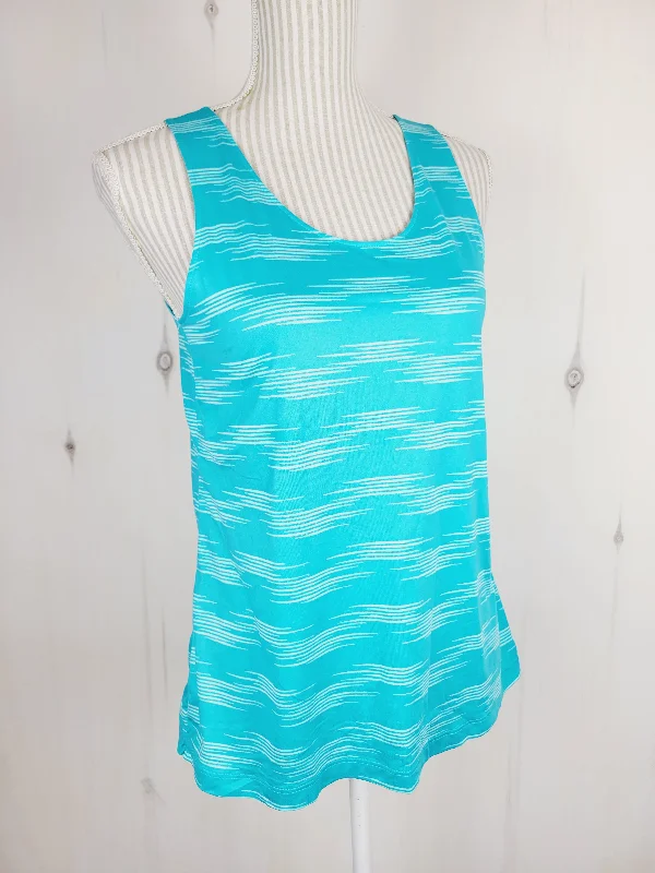 COLUMBIA ATHLETIC TANK LADIES MEDIUM PRE-LOVED lemon yellow tank