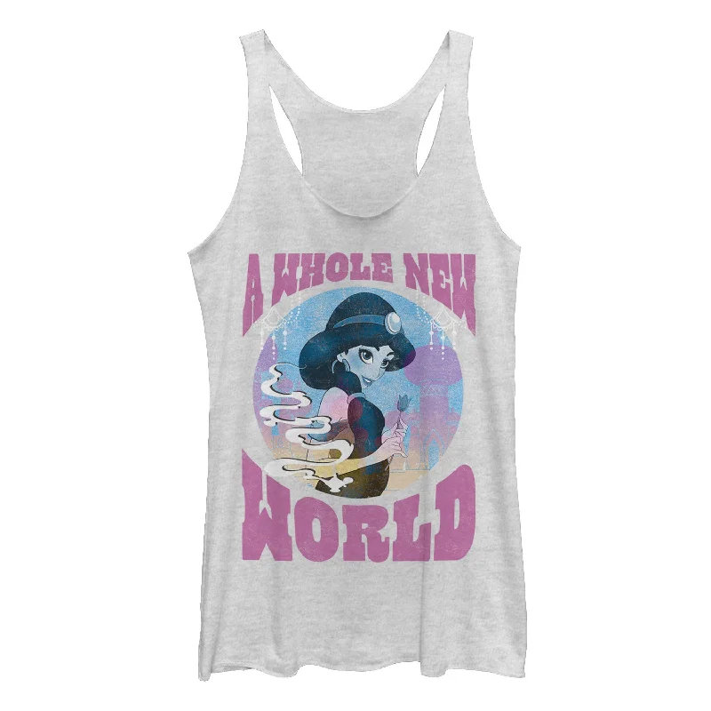 Women's Aladdin Jasmine New World Racerback Tank Top strapless tank top