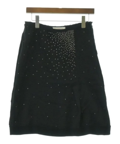 Maison Margiela Knee length skirts velvet skirt rich