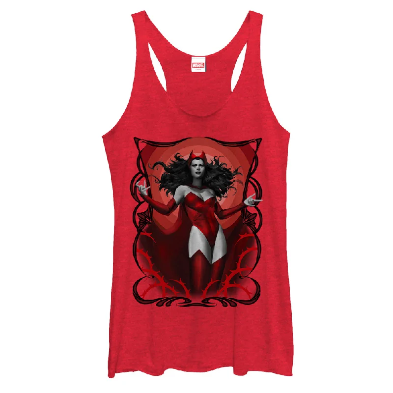 Women's Marvel Witch Thorns Racerback Tank Top loose fit tank